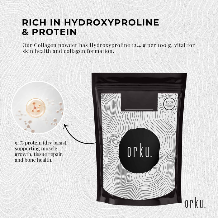 2Kg Collagen Powder - Bovine Hydrolysate Protein Peptide Supplement Unflavoured