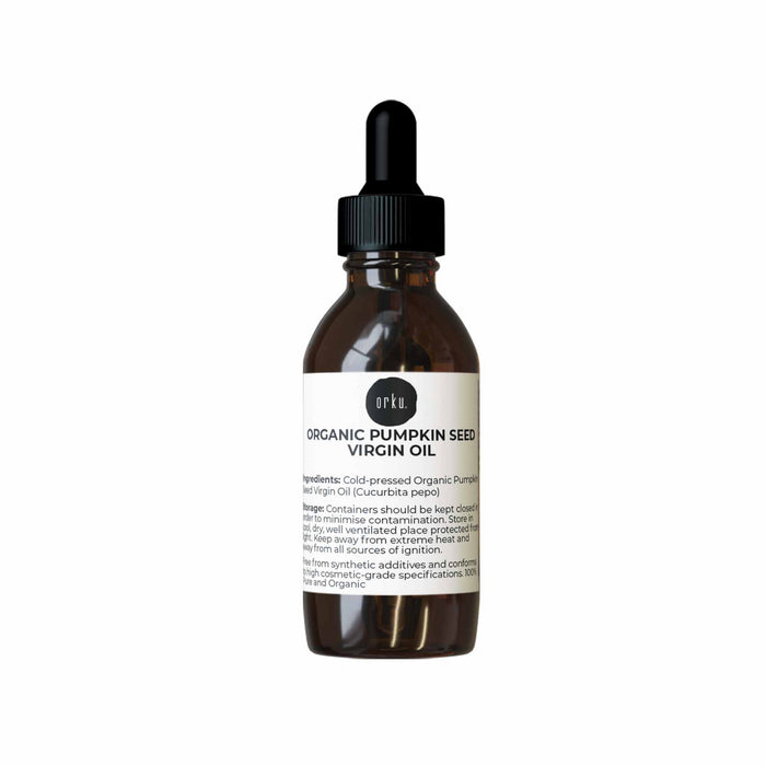 Orku 25ml Organic Pumpkin Seed Oil â€?Virgin Cold Pressed Unrefined Cosmetic Gr.