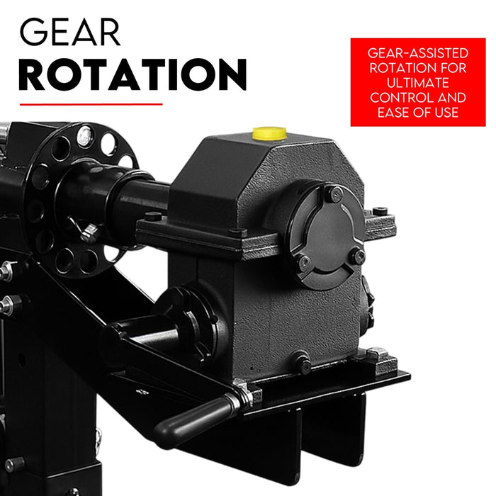 Car Rotisserie 4500LBS Gear Box Driver Rotation Auto Body Repair Restoration