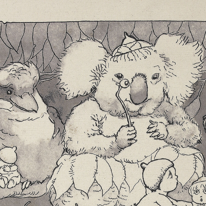 Set of 2 May Gibbs Mrs Bear's Party Cotton Heritage Tea Towels 50 x 70 cm