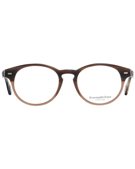 Zegna Couture Men's Brown  Optical Frames - One Size