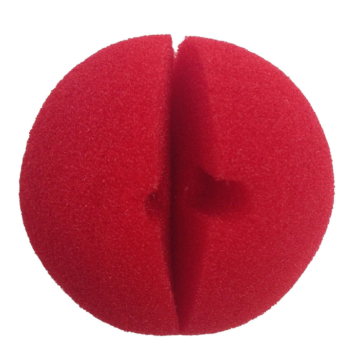 Soft CLOWN NOSE Costume Circus Halloween Spongy Fancy Fun Silly in Red
