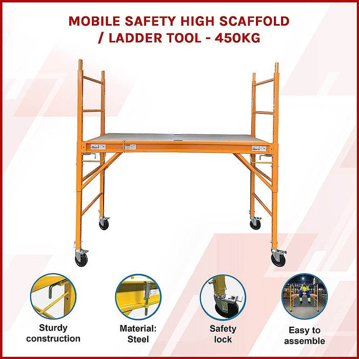 Mobile Safety High Scaffold / Ladder Tool -450KG