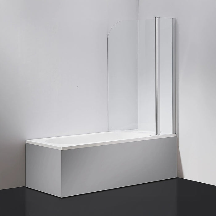 180 Degree Pivot Door 6mm Safety Glass Bath Shower Screen 1000x1400mm By Della Francesca