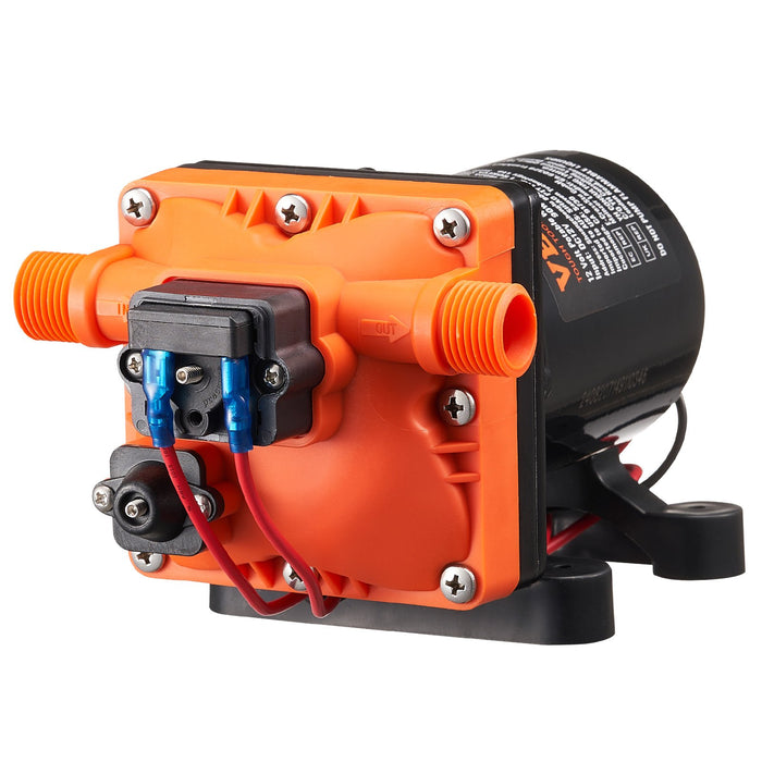 VEVOR Diaphragm Pump 3GPM 11.36 L/min 4-Chamber Water Pump Pressure Switch