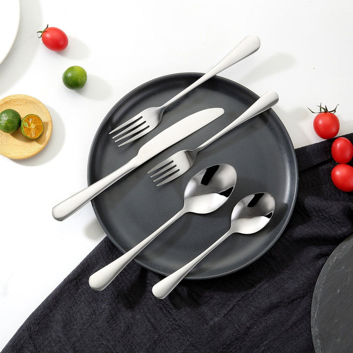 30-Piece Silverware Set, Food-Grade Stainless Steel Flatware Utensils, Mirror Finished Cutlery Set, Dishwasher Safe Eating Tableware for Kitchen Home, Service for 6, Include Knife Fork Spoon