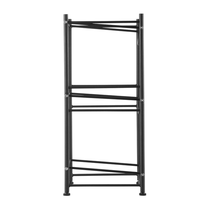 3 Tiers Water Jug Holder, 5 Gallon Water Bottle Holder, Single Row Water Bottle Rack for 3 Bottles, Heavy Duty Water Jug Rack for Kitchen, Office, Living Room, Black