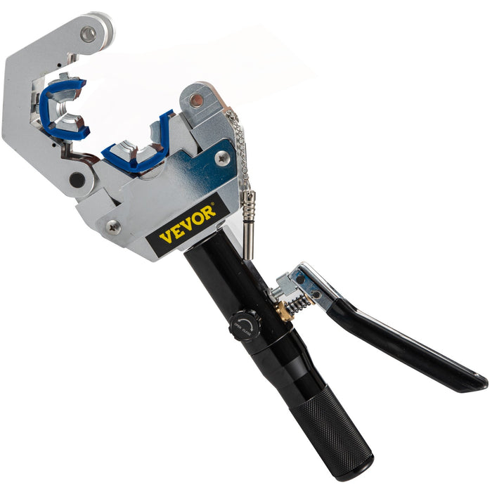 VEVOR Hydraulic Hose Crimper Hydra-Krimp 71500,Manual AC Hose Crimper Kit Air Conditioning Repaire Handheld,Hydraulic Hose Crimping Tool with 7 Die Set, for Barbed and Beaded Hose Fittings