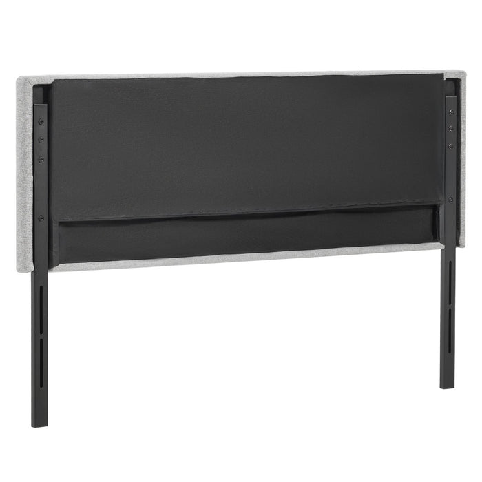 VEVOR Headboard, Full Size Headboard with Adjustable Height, Comfortable Diamond Tufted for Full Size Bed, W 56.3 x Hï¼?5.6-47.4）inches, Ideal for Bedroom, Hotel, Homestay, Dormitory, Light Grey