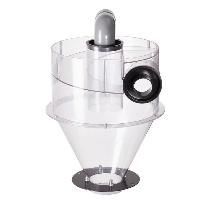 Cyclone Dust Separator, 4" Retrofit Cyclone Separator for Dust Collectors, ABS Dust Deputy With 2" Hole O.D. Connector & Hose for Wet/Dry Shop Vacuums, Fits 18.9-37.85L Tank (Tank Exclude)