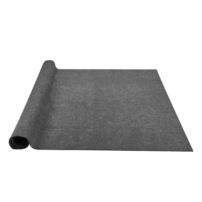 VEVOR Rug Pad Without Slip Resistance, Protective Cushioning Carpet Pad, 8' x 10', 1/2"Thick, 100% Pure Polyester Felt, 7-8ãŽ?Premium Comfort Underfoot Carpet Padding Rug Cushion for All Floors, Gray