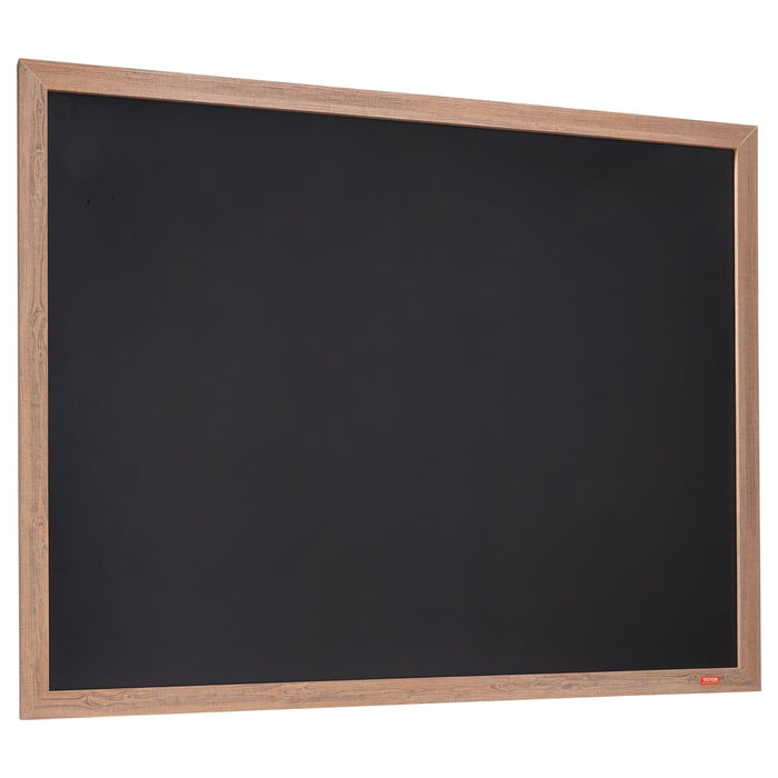 VEVOR 35"x46" Rustic Wood Framed Chalkboard Wall Hanging Magnetic Wedding Sign