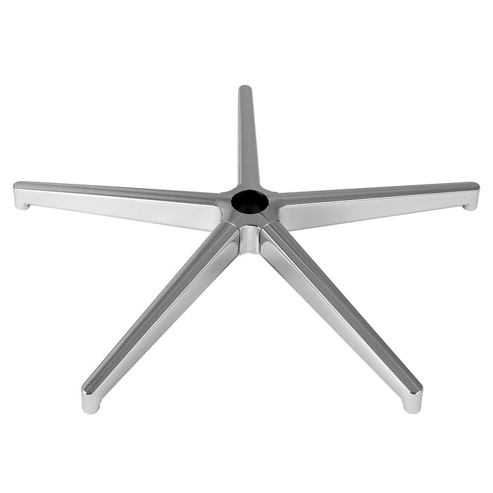 VEVOR Office Chair Base Replacement, 710 mm 1134 kg Static Load Capacity, Heavy Duty Universal Computer Desk Chair Stool Base Part with Reinforced Metal Legs, Desk Chair Base Replacement Parts, Silver