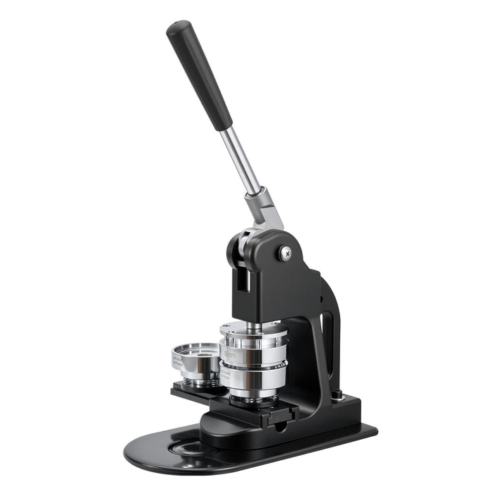VEVOR Button Maker Machine, 58 mm, Pin Maker Machine with 500pcs Button Parts, Circle Cutter, Hex Wrenches and Magic Book, Ergonomic Handle, for DIY Badges, Personalized Pins and Key Chains, Black
