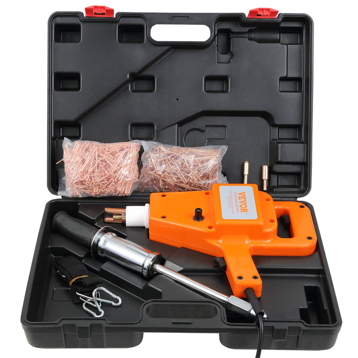 VEVOR Stud Welder Kit, 1600A Stud Welder Dent Repair Kit, 800VA Spot Welder Stud, 220V Stud Gun Dent Puller Kit with Complete Accessories, Dent Welder Repair for Auto Body Repairing