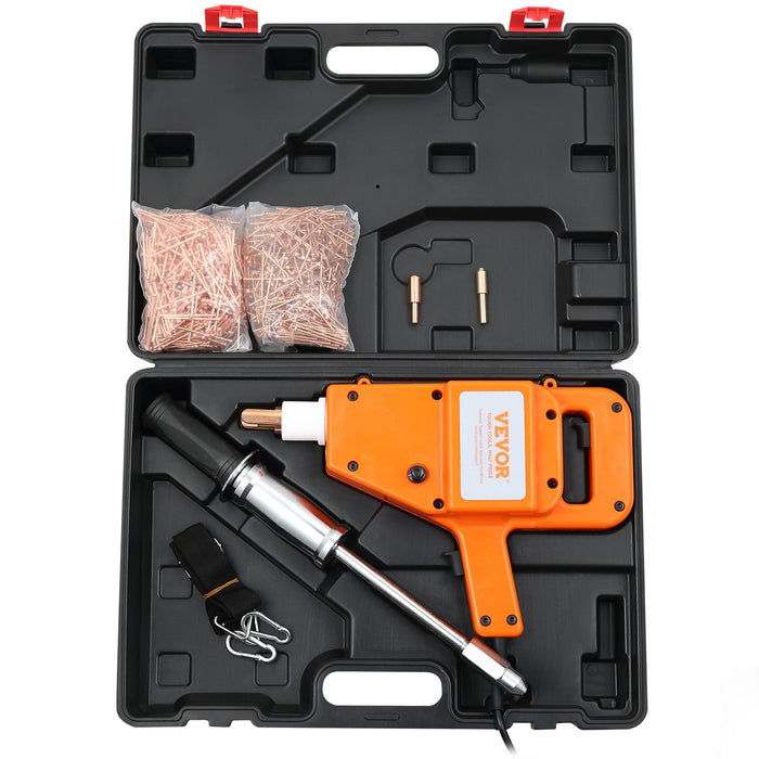 VEVOR Stud Welder Kit, 1600A Stud Welder Dent Repair Kit, 800VA Spot Welder Stud, 220V Stud Gun Dent Puller Kit with Complete Accessories, Dent Welder Repair for Auto Body Repairing