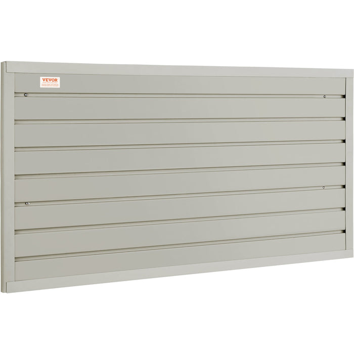 VEVOR Slatwall Panels, 121.9 x 30.48 cm Gray Garage Wall Panels (Set of 2 Panels), Heavy Duty Garage Wall Organizer Panels Display Perfect for Retail Store, Garage Wall, and Craft Storage Organization