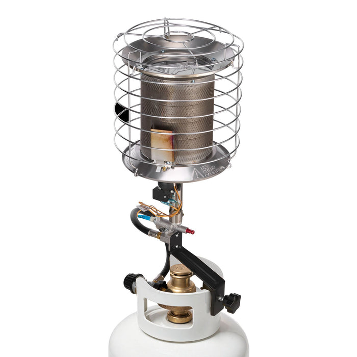 VEVOR Propane Tank Top Heater, 42000 BTU Rapid Heating 360-Degree Infrared Radiant Tank Top Gas Heater, Stepless Temperature Adjustment for Ice Fishing/ Hunting/Outdoor Work, Single Burner