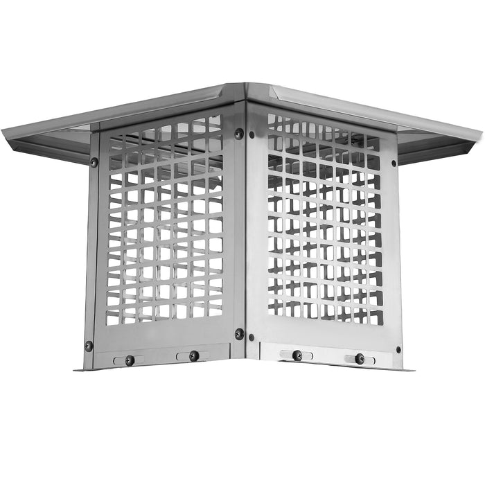 VEVOR Chimney Cap 9” x 9” 304Stainless Steel Fireplace Flue Caps Cover Mesh