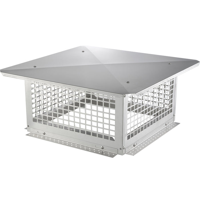 VEVOR Chimney Cap 17” x 17” 304Stainless Steel Fireplace Flue Caps Cover Mesh