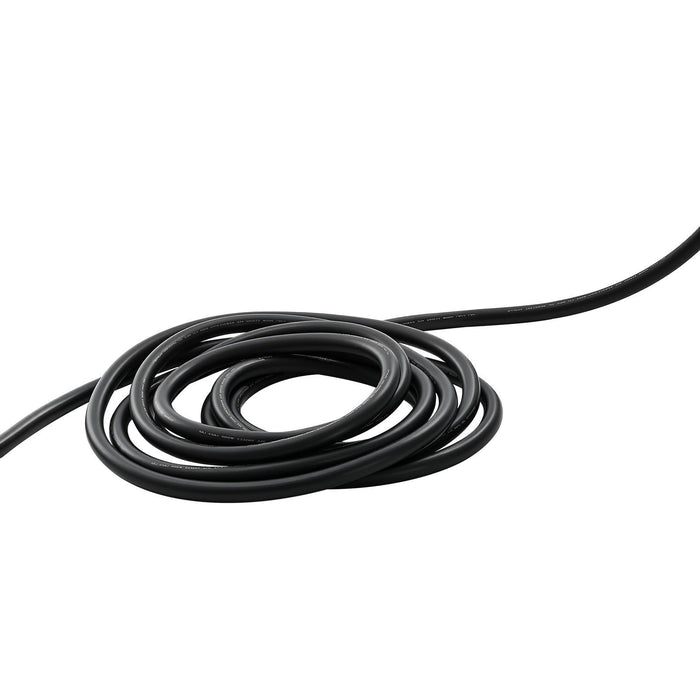 7.62 m 6AWG Portable Power Cable (4 Conductor), Heavy Duty 600V SOOW Electrical Power Cable, Industrial Grade Electric Wire, Premium CPE Rubber Jacket, Copper Extension Cord for Welder Machine