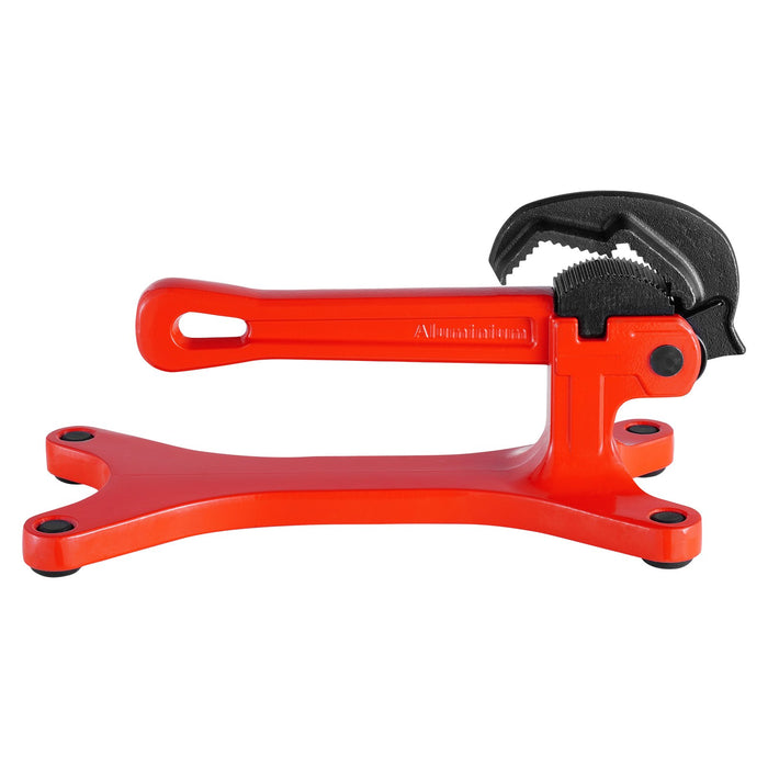 VEVOR Portable Pipe Vise, Lightweight Aluminum Pipe Vise with 1/8" to 1-1/2"  Clamping Capacity, Ideal for Onsite Plumbing Installation, Repair, and Maintenance