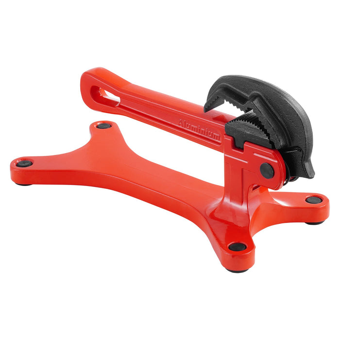 VEVOR Portable Pipe Vise, Lightweight Aluminum Pipe Vise with 1/8" to 1-1/2"  Clamping Capacity, Ideal for Onsite Plumbing Installation, Repair, and Maintenance