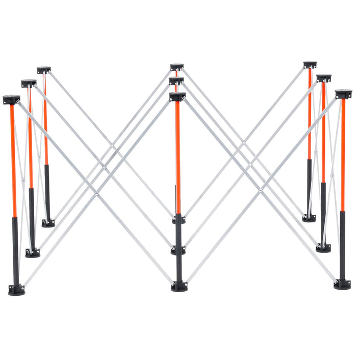 VEVOR Portable Folding Workstand 1267 x 665 mm Collapsible Work Stand 1135 kg
