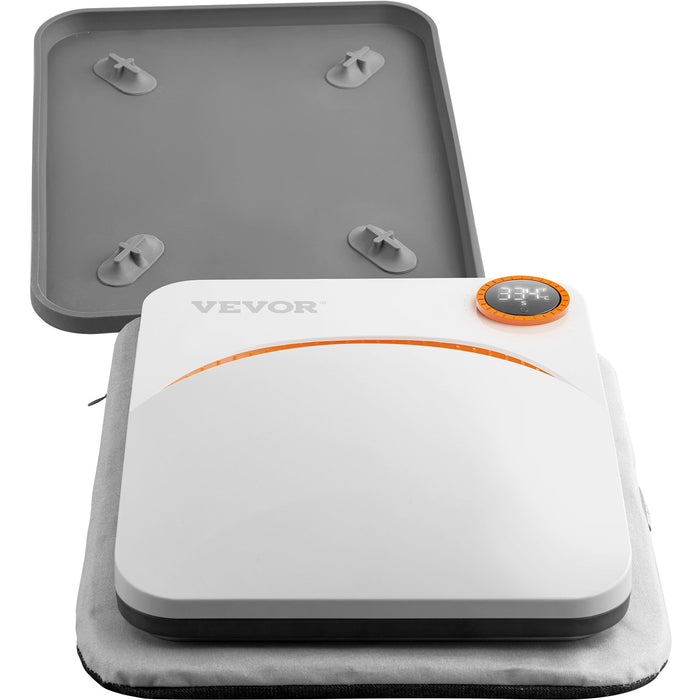 VEVOR Heat Press 12 x 10 in Portable Easy Press Sublimation Transfer DIY T-shirt