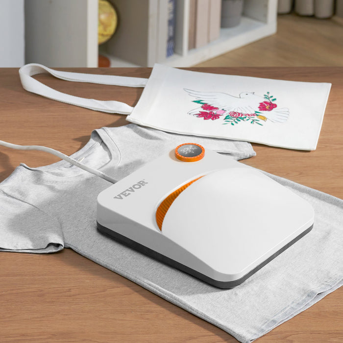VEVOR Heat Press 9 x 9 in Portable Easy Press Sublimation Transfer DIY T-shirt