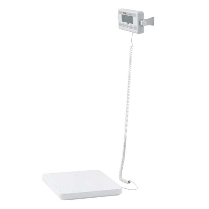 VEVOR Portable Medical Scale, Professional Digital Physician Scale for Weighing - with Anti-slip Platform, 2 Units, Hold & Tare Function, 440LBS Capacity Physician Weight Scale for Gyms Homes Hospital