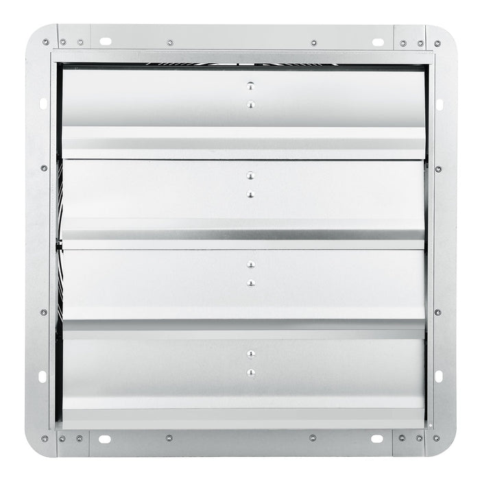 VEVOR Shutter Exhaust Fan, 406 mm High-speed 1400RPM 1506 CFM, Aluminum Wall Mount Attic Fan with AC-motor, Ventilation and Cooling for Greenhouses, Garages, Sheds, Shops