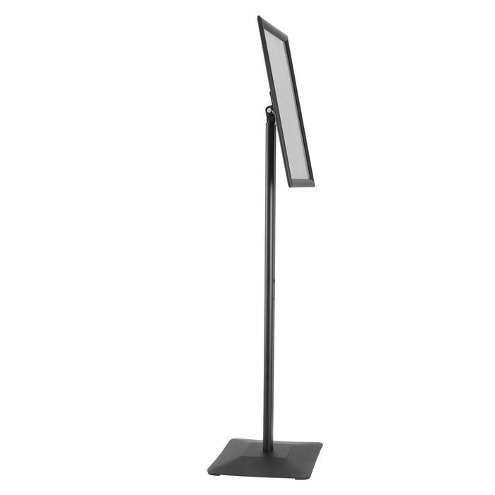 VEVOR Pedestal Sign Holder Adjustable Poster Stand 11 x 17 Inch Metal Base