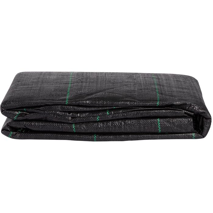 Geotextile Fabric, 3.8 x 15.2 m 3.5oz Woven PP Driveway Drain Cloth with 600lbs Tensile Strength, Heavy Duty Underlayment for Soil Stabilization, Landscaping, Weed Barrier,