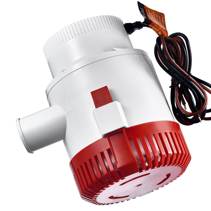 VEVOR Bilge Pump, 3000GPH Automatic Submersible Boat Bilge Water Pump with Float Switch, 40 mm Outlet Diameter, Small Boat Bilge Pump, Marine Electric Bilge Pump for Boats, Ponds, Pools, Basements