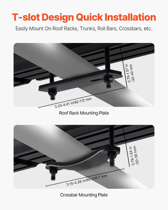 Roof Rack Water Tank, 4 Gal, Multi-Dispensing Outdoor Tank with 2 Splash-Guard Panels & T-slot, High-Capacity Aluminum Tank with Pressurization Port, Fit for Trunks, Roll Bars, Crossbars
