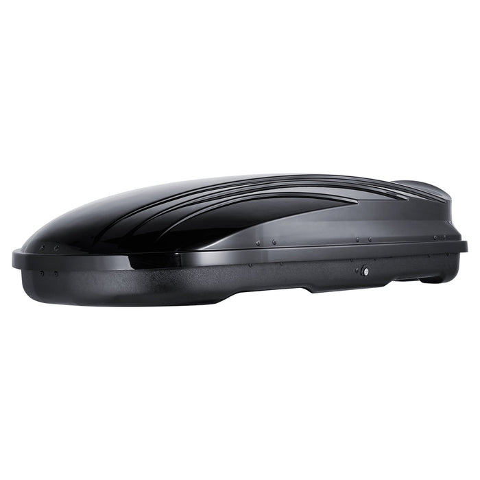 VEVOR Rooftop Cargo Carrier 340 L Luggage Storage Box ABS for SUVs Cars