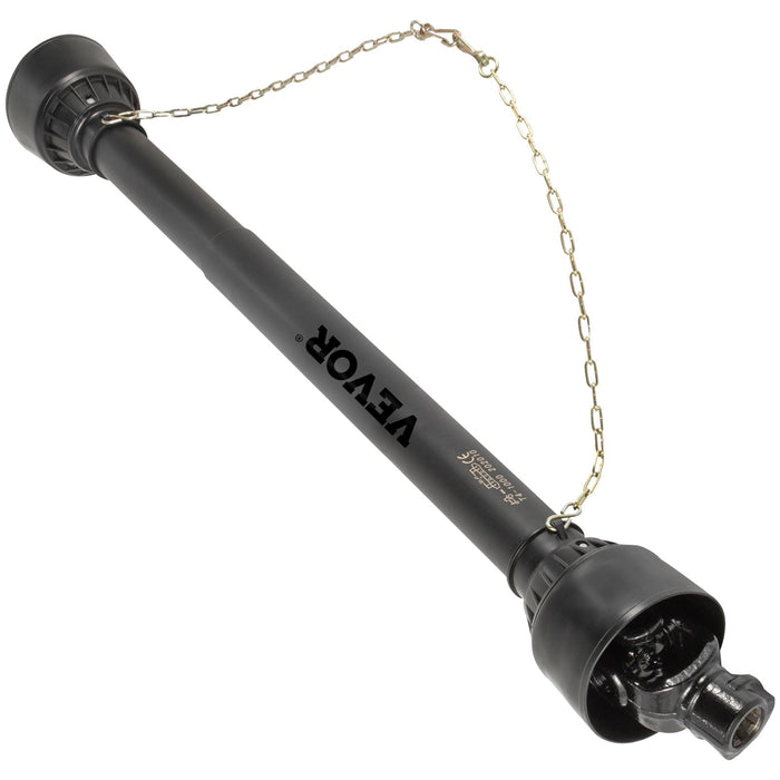 VEVOR PTO Shaft PTO Drive Shaft 1-3/8" x 6 Spline Ends Round End T4 43"-61"