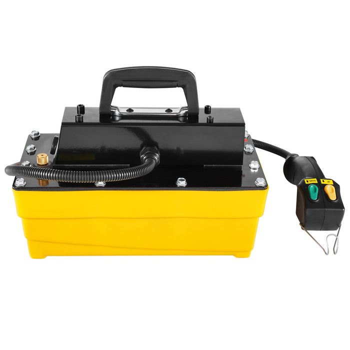 VEVOR 10,000PSI Air Hydraulic Pump, 2.3 L Reservoir, NPT 3/8 In Oil Outlet, NPT 1/4 In Inlet, Air Actuated Foot Pump with Remote Control Actuator, for Automobile Frame Machine & Hydraulic Press