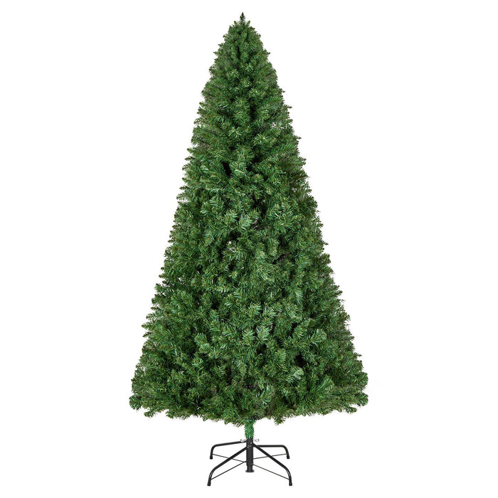 VEVOR Christmas Tree, 1.8m Artificial Xmas Tree, Full Holiday Decor Trees with 1250 Branch Tips & Sturdy Metal Base for Home Party Office Decoration