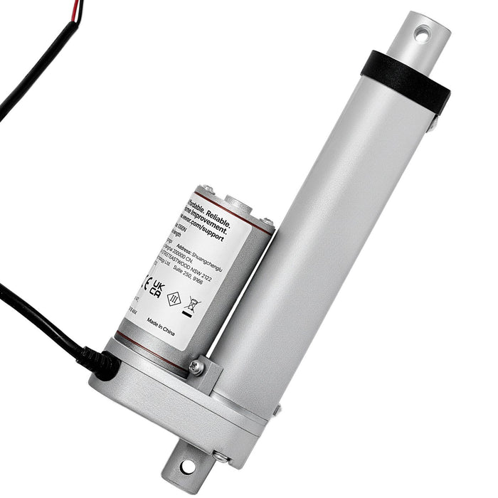 12V Linear Actuator, 101.6mm Stroke 15mm/s High-Speed 1000N Linear Motion Actuator - with IP54 Protection & Mounting Bracket for Lift Desk, Recliner Chairs, Window Door Opener