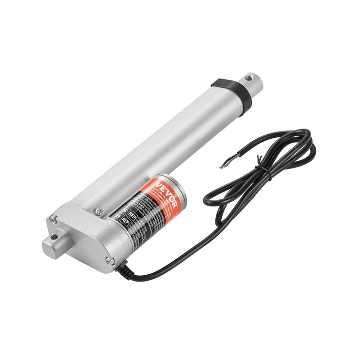 VEVOR Linear Actuator 12V 6Inch 0.55"/s High Speed 220lbs/1000N IP54 Protection
