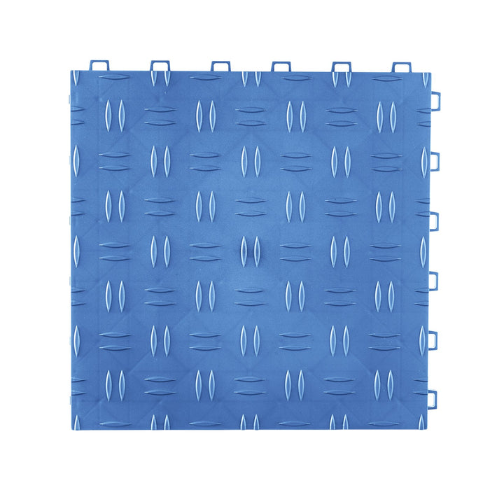 VEVOR Garage Tiles Interlocking 12x12 in 25 Pack Garage Flooring Tiles Blue