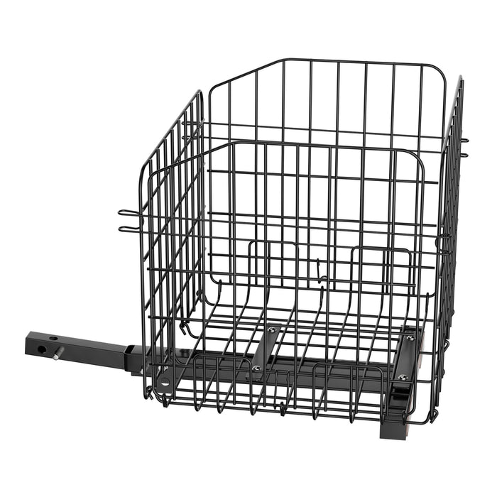 VEVOR Scooter Rear Basket, Folding Metal Wire Basket, Heavy Duty & Spacious Cargo Basket, Works with 1-inch Receiver, Compatible with Most Golden, Drive & Pride Mobility Scooter