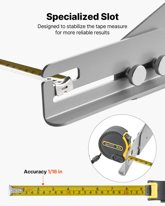 Wheel Alignment Tool, 2 PCS Carbon Steel Heavy Duty Toe & Camber Alignment Plates with Digital Angle Finder, 2 Measuring Tapes, Accurate Automotive Wheel Tools for Home Use, Fits Car Truck SUV