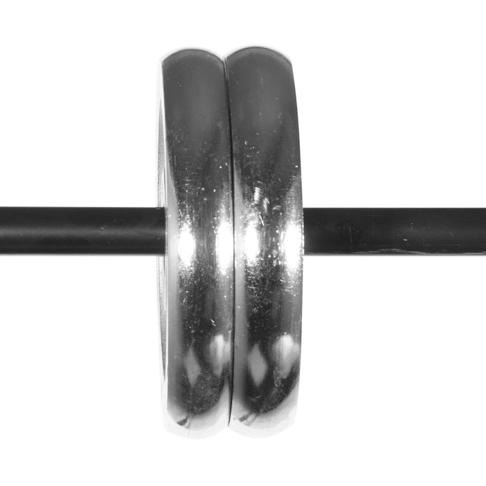 Double Rod Curtain Rods, 36-72 inches(3-6ft) Adjustable Length, Black Double Curtain Rods with Cap Finials, 1" and 3/4" Diameter, Double Window Drapery Rod for Sheer and Blackout Curtains