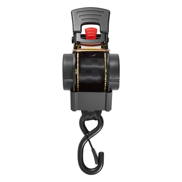 VEVOR Wheel Chock Tie-Down Kit, Fixed Trailer Tie Down Strap, Car Tie Down Kit with S-Hook, Break Strength 748 kg & Working Load 250 kg Motorcycle Tie-Down System for Trailers, Boats, Snowmobiles