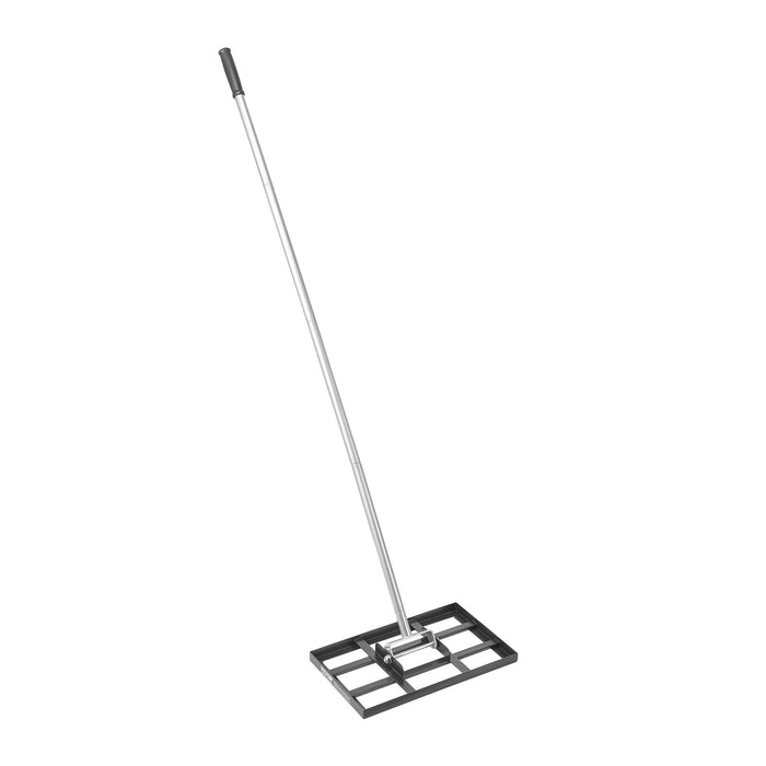 VEVOR 254 x 430 mm Lawn Leveling Rake 1980 mm Adjustable Handle for Yard Golf Court