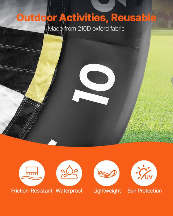 Inflatable Soccer Dart Board, over 2.5 m High Giant Soccer Dart Board with 9 Kick Balls & Air Pump, 2-Minutes Setup & Storage Bag for Easy Carrying, for Giant Yard Games, Giant Kick Darts Game
