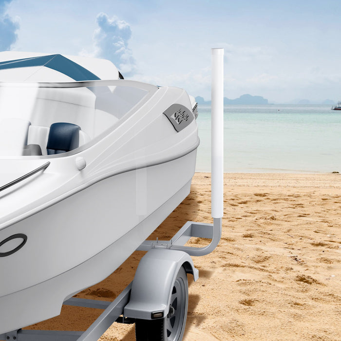 VEVOR Boat Trailer Guide, 1016mm Adjustable Design Trailer Guide Poles, 2PCS High-Hardness Steel Trailer Guide-Ons, Trailer Guides with PVC Pipe Posts, for Ski Boat, Fishing Boat or Sailboat Trailer